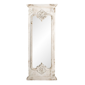 Large Cream Rectangular Wall Mounted Mirror nationwide delivery www.lilybloom.ie