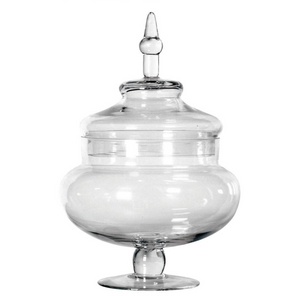 Large Glass Candy Jar with Lid nationwide delivery www.lilybloom.ie