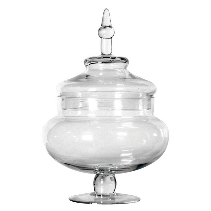 Large Glass Candy Jar with Lid