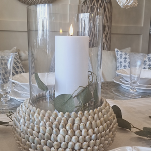 Large Green Shell Candle Holder nationwide delivery www.lilybloom.ie