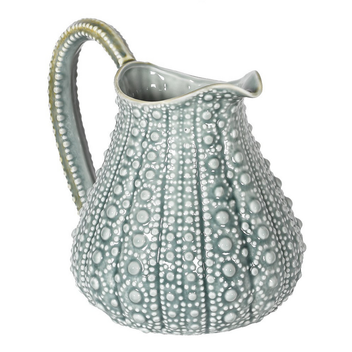 Large Sage Grey Urchin Jug