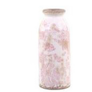 Large Melun Bottle with Pink French Pattern  nationwide delivery www.lilybloom.ie