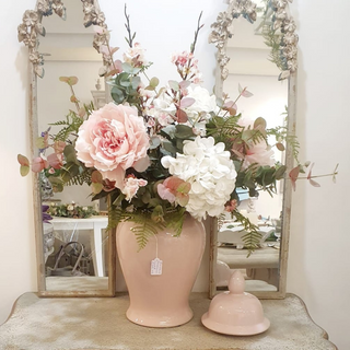 Large Pink Ginger Jar www.lilybloom.ie