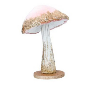 Large Pink Velvet Toadstool nationwide delivery www.lilybloom.ie