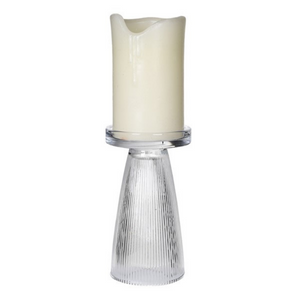 Large Ribbed Candle holder nationwide delivery www.lilybloom.ie