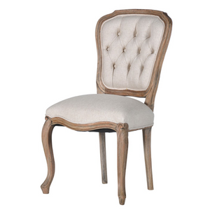 Longleaf Reclaimed Buttoned Dining Chair nationwide delivery www.lilybloom.ie