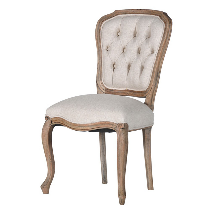 Longleaf Reclaimed Buttoned Dining Chair