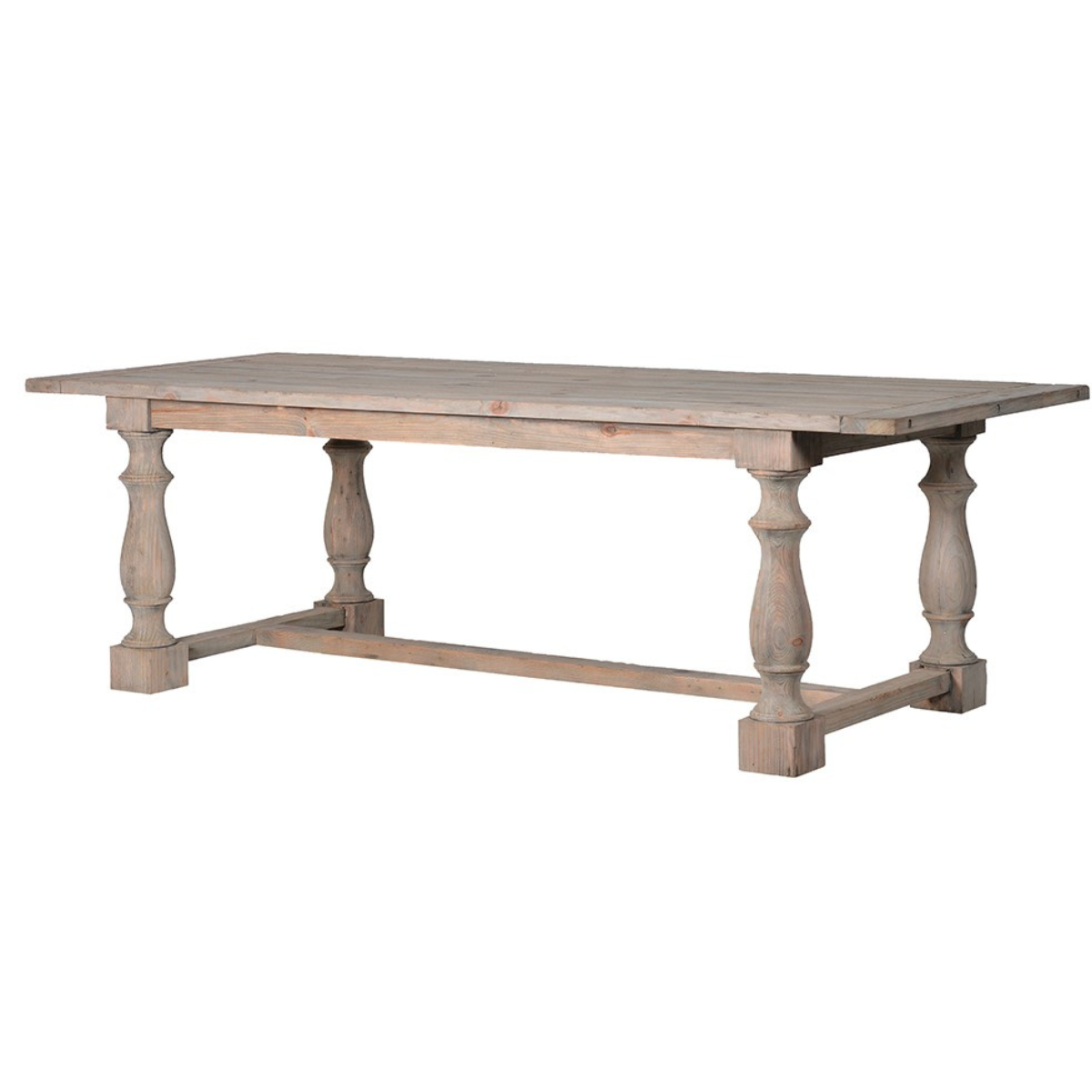 Longleaf Turned Leg Refectory Dining Table