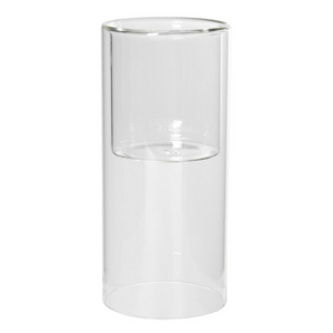 Medium Cylinder Glass Candle Holder nationwide delivery www.lilybloom.ie
