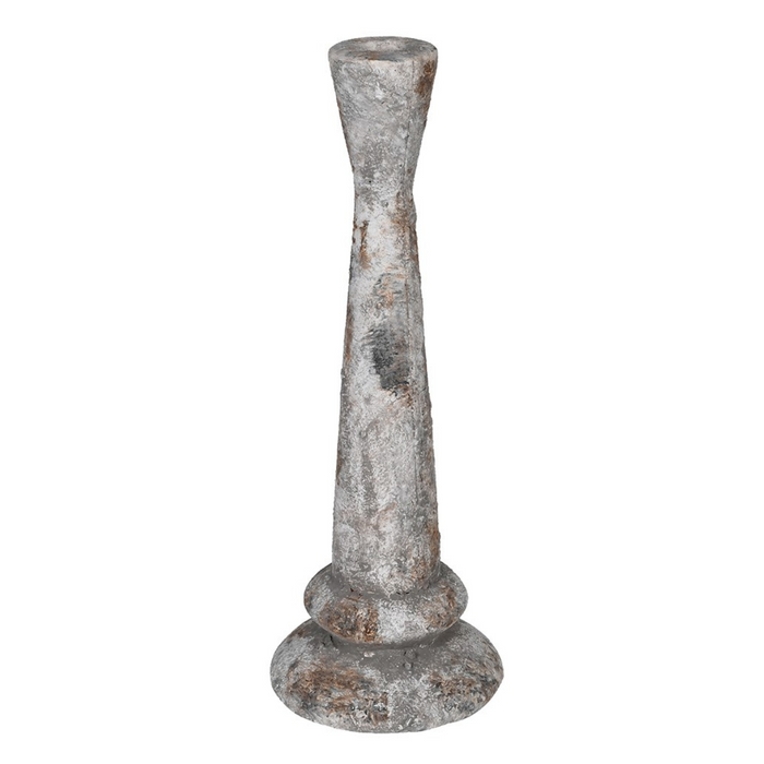Medium Distressed Candlestick