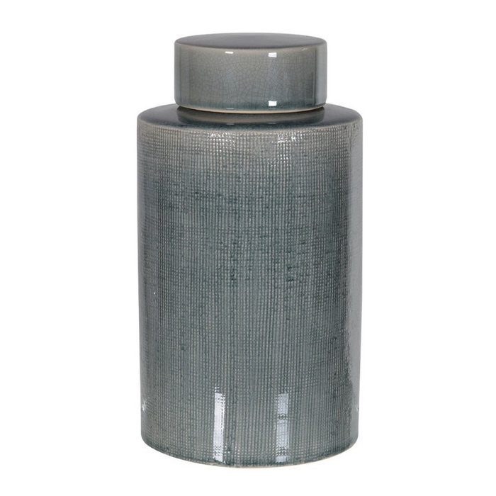 Medium Khaki lidded Ginger Jar