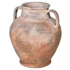 Mottle Effect Terracotta Handle Vase nationwide delivery www.lilybloom.ie