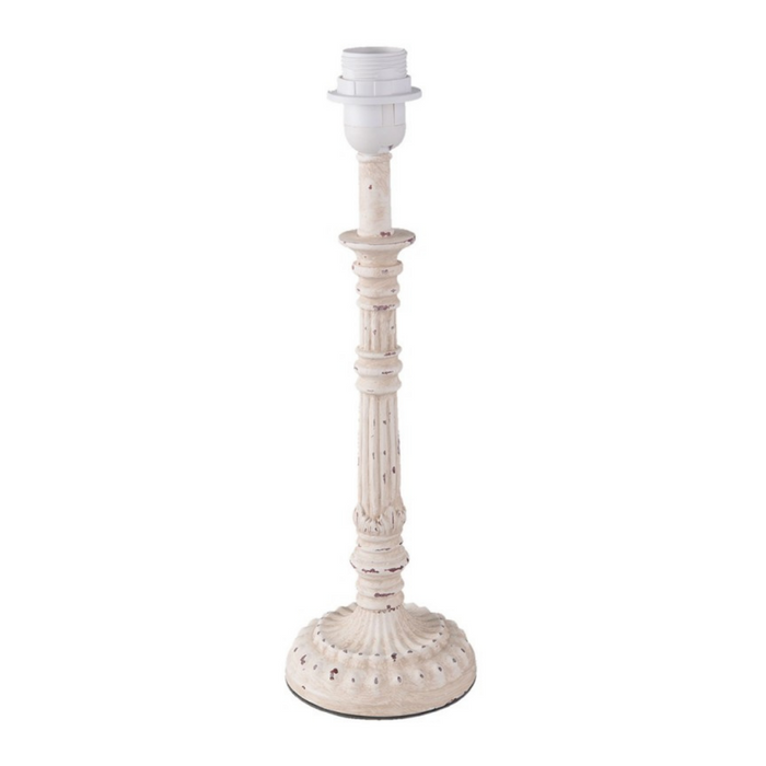 Off White Wooden Lamp base