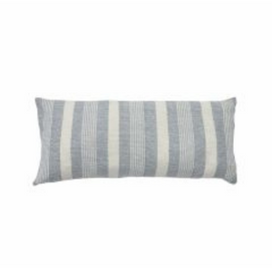 Organic grey striped cushion nationwide delivery www.lilybloom.ie