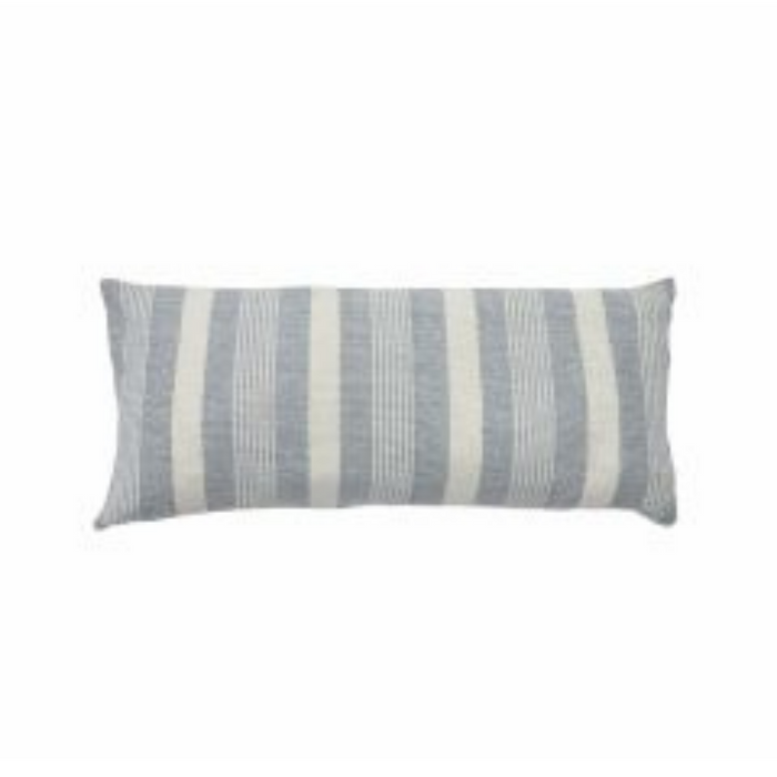 Organic Striped Grey Cushion