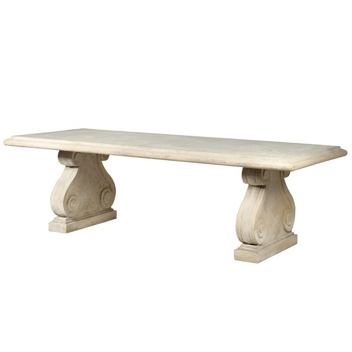 Outdoor Stone Dining Table Lily Bloom Interiors