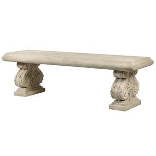Outdoor Stone bench nationwide delivery www.lilybloom.ie
