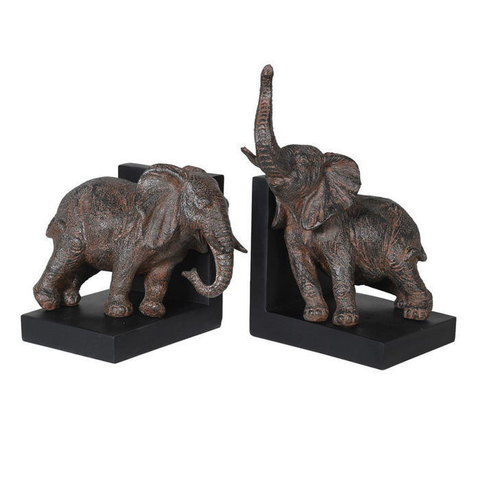 Pair of Elephant Bookends