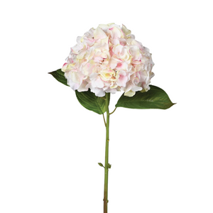 Pale Pink Real Feel Hydrangea with Leaves nationwide delivery www.lilybloom.ie