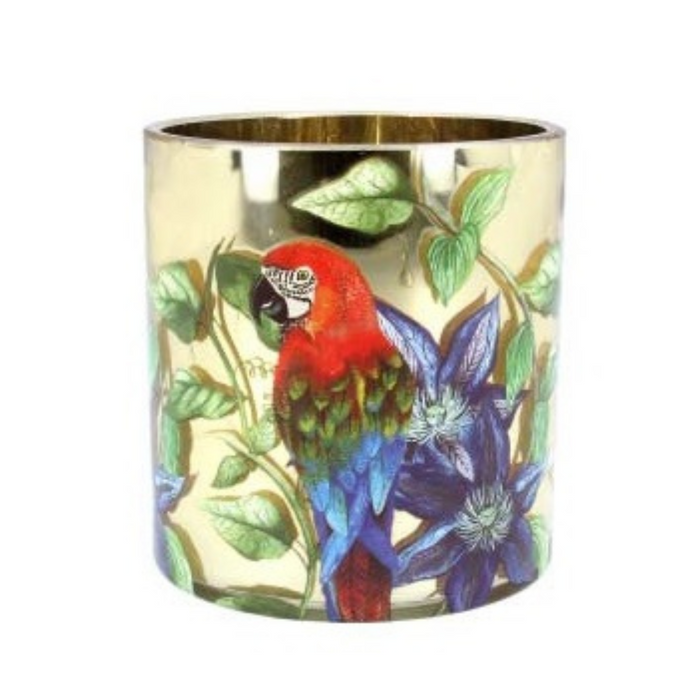 Parrot Flower Glass Nite Lite Small