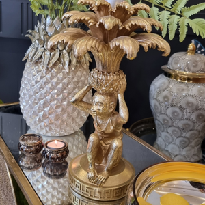 Pineapple Monkey Candle Holder www.lilybloom.ie