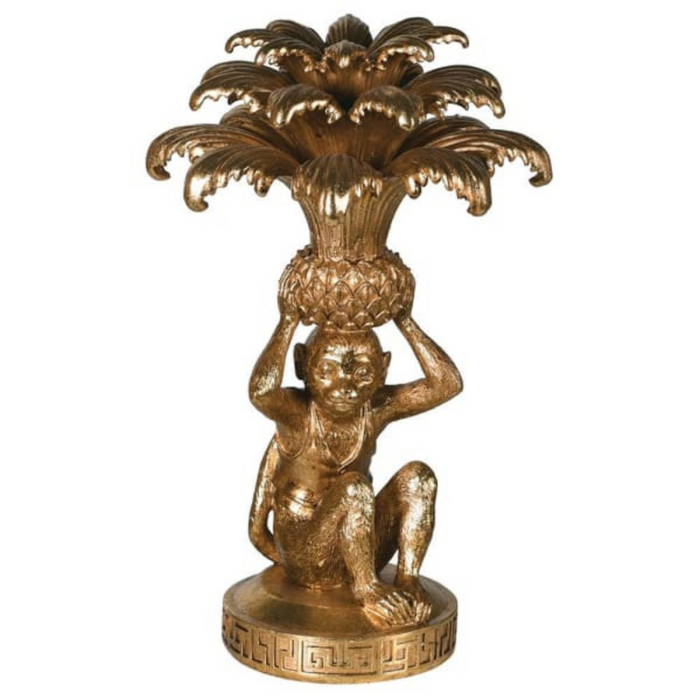 Pineapple Monkey Candle Holder