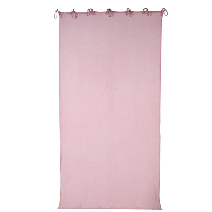 Pink Voile Curtain