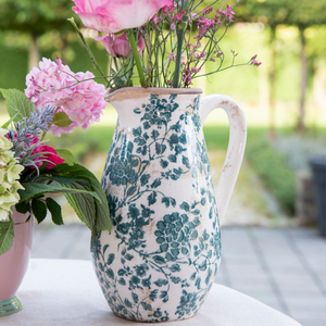Pitcher with Green Leaves nationwide delivery www.lilybloom.ie
