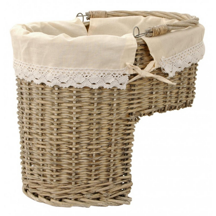 Rattan Storage Stairs Basket