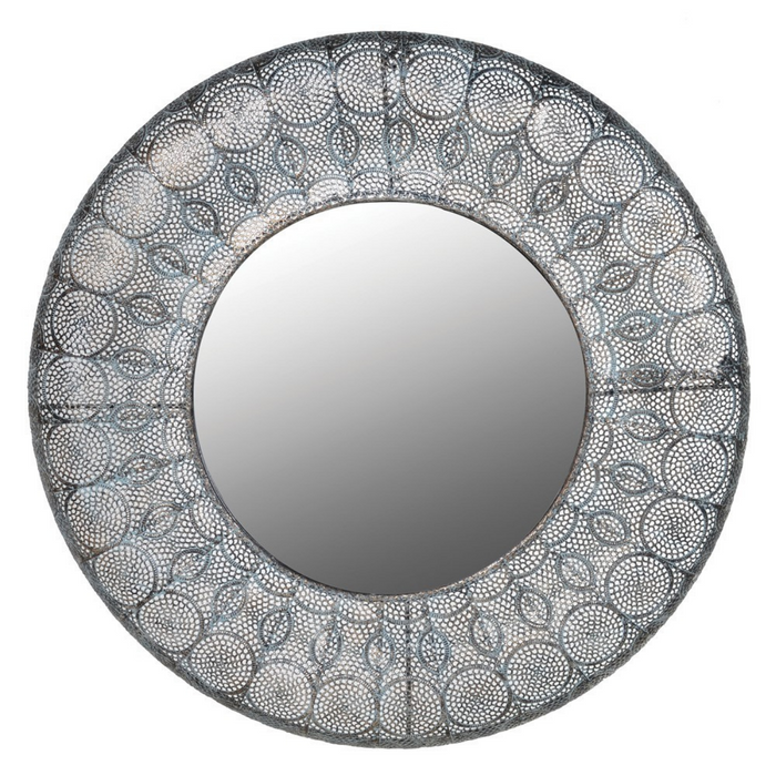 Round Metal Wall Mirror