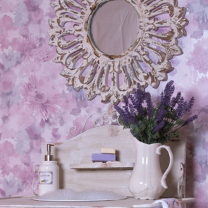 Round White Distressed Wall Mirror nationwide delivery www.lilybloom.ie