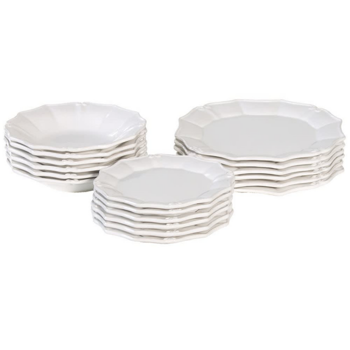 18 piece Scroll Dinner Service Set