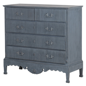 Sea Blue 5 drawer chest nationwide delivery www.lilybloom.ie