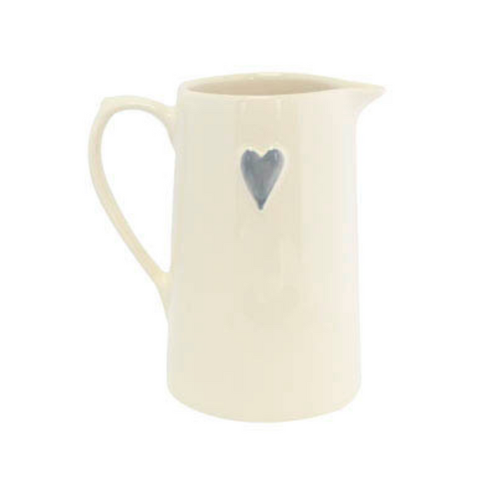 Shaker Grey Heart 700ml Jug