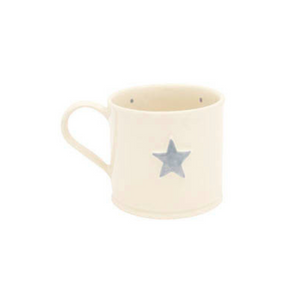 Shaker Grey Star 150ml Mug nationwide delivery www.lilybloom.ie