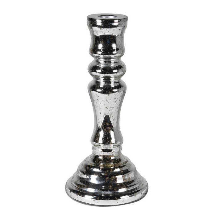 Small Antique Silver Candlestick