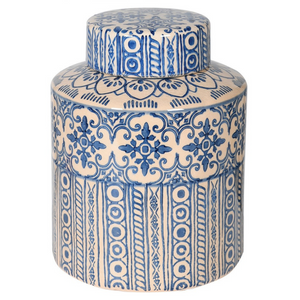 Small Blue and White Lisbon Ginger Jar nationwide delivery www.lilybloom.ie