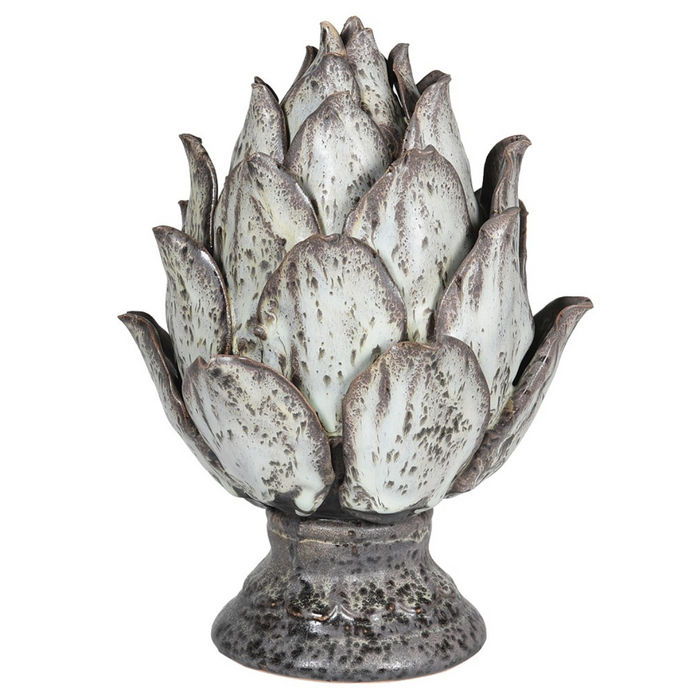 Small Distressed Ceramic Artichoke