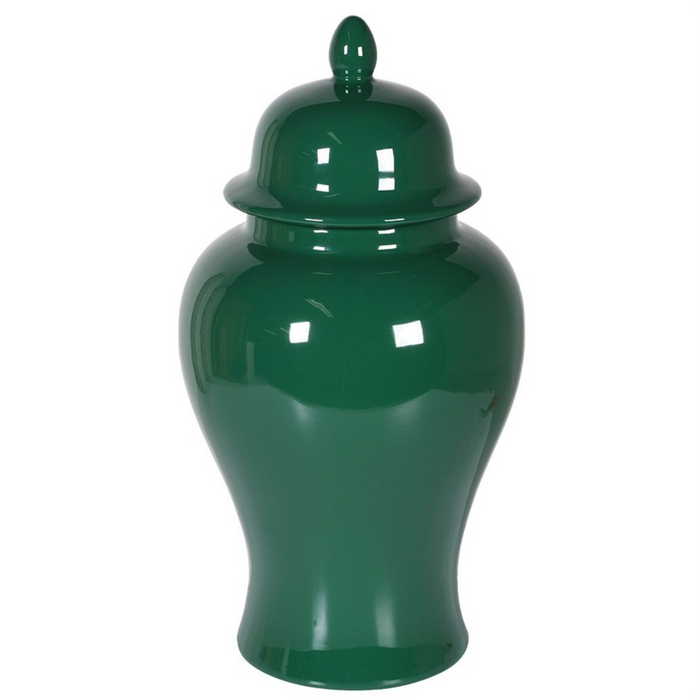 Small Emerald Green Ginger Jar
