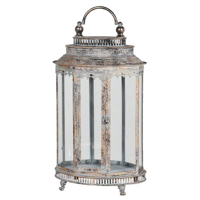 Small Oval Metal Lantern