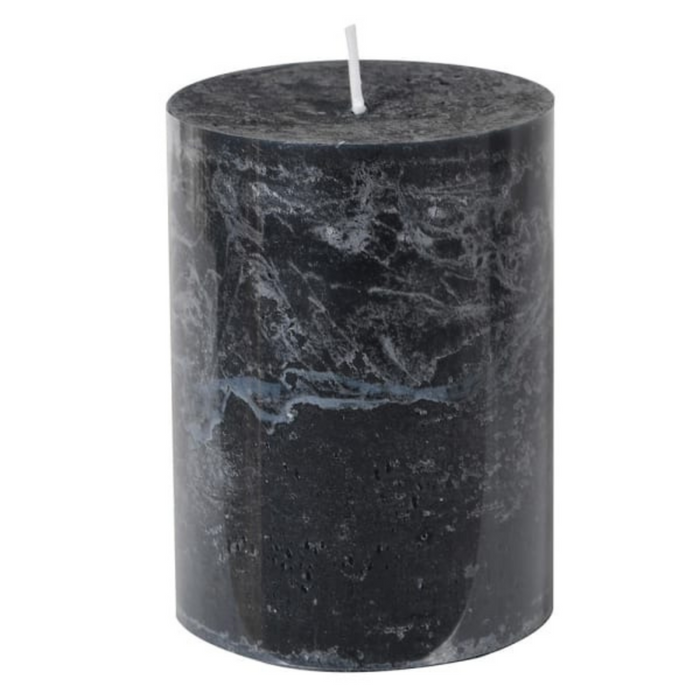 Small Violet and Sandlewood Pillar Candle