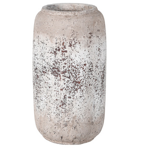 Tall Distressed Stone Vase nationwide delivery www,lilybloom.ie