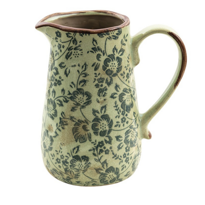 Green leaves Pitcher