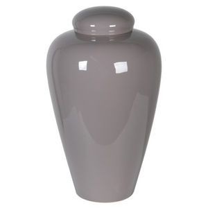 Taupe Lidded Ceramic Jar nationwide delivery www.lilybloom.ie