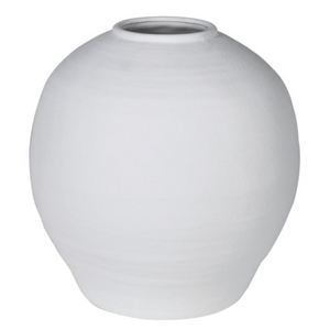 White Ball Ceramic Vase nationwide delivery www,lilybloom.ie