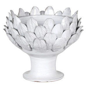_White Ceramic Artichoke Bowl nationwide delivery www.lilybloom.ie