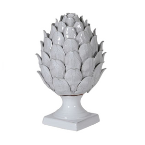 White Ceramic Artichoke nationwide delivery www.lilybloom.ie
