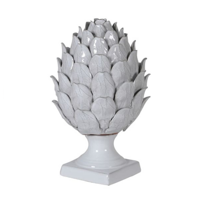 White Ceramic Artichoke