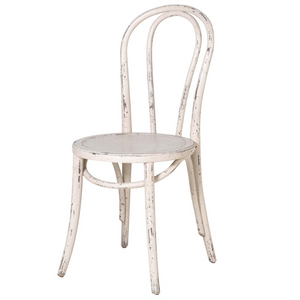 _White Distressed Dining Chair nationwide delivery www.lilybloom.ie