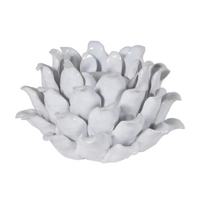 White Flower T-light Holder nationwide delivery www.lilybloom.ie